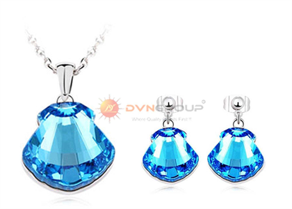 Rhodium Plated | Gemstone Pendant Sets